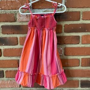Baby Gap Sun dress Sz 12-18 m Smocked Dress Summer Sun Dress Pink